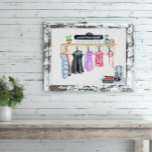 Nom de famille | Impression personnalisée de la ga<br><div class="desc">OEuvre murale personnalisée que toute la famille aimera. Avec une étonnante scène de chambre aquarelle avec des taches pour ajouter vos propres noms de famille. Toujours un coup, peu importe le destinataire. Achetez dès aujourd'hui ce cadeau spécial supplémentaire ! Nous pouvons vous faire un cadeau personnalisé et savamment, qui est...</div>