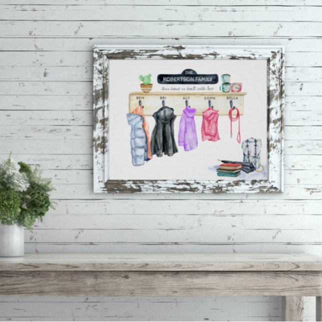 Nom de famille | Impression personnalisée de la ga (Créateur téléchargé)