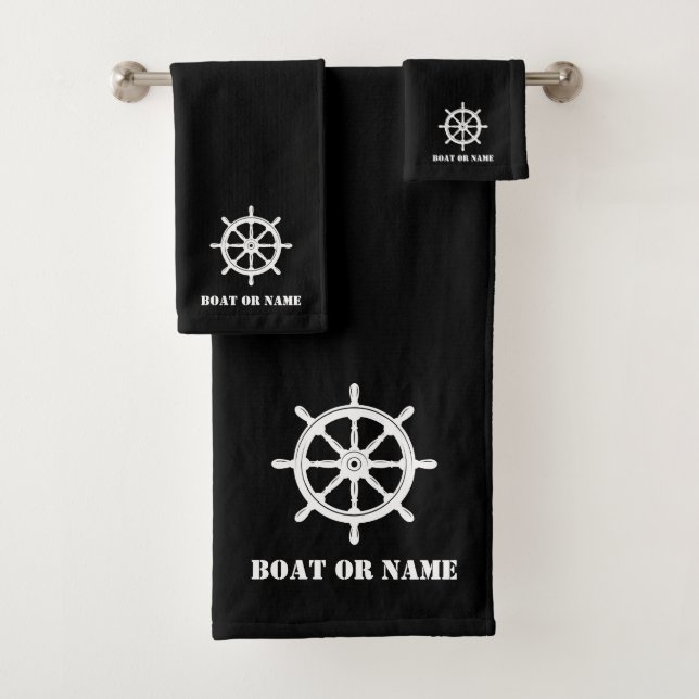 Nom de famille ou bateau Navire nautique Roue Helm (En situation)