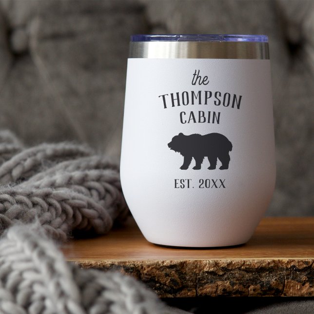 Nom de famille personnalisé de l'ours rustique (Créateur téléchargé)