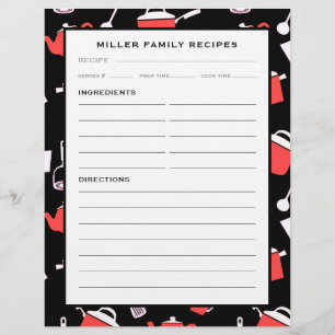 Nom de famille Recette Insertion Cuisine noire e