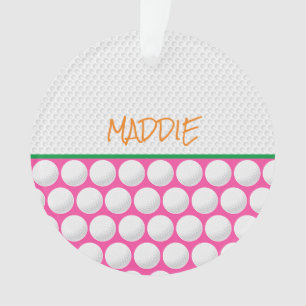 NOM De Golf Moderne Rose Vert Orange Golf Amusant