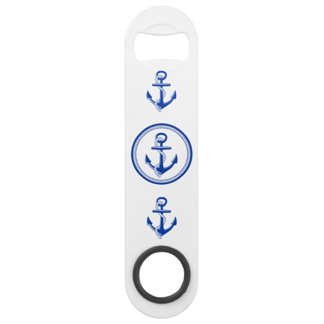 Nom de la Ancre de navigation et du bateau bleu ma (Devant)