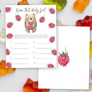 Nom de la nourriture pour bébé - ours jeu de baby