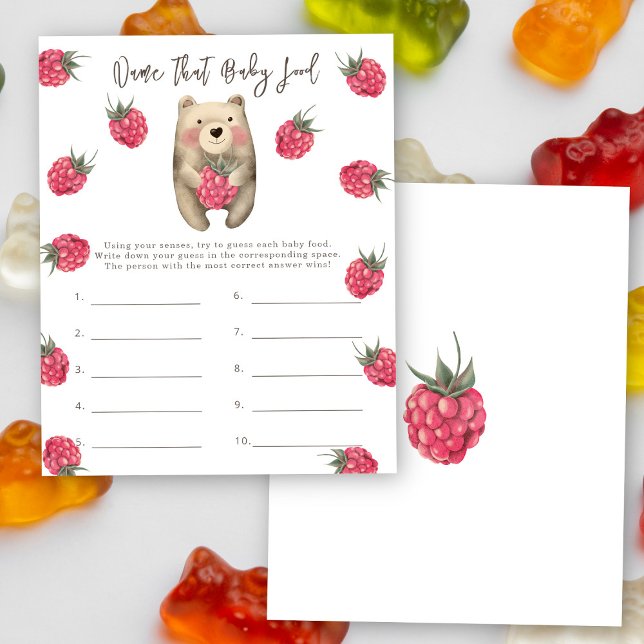 Nom de la nourriture pour bébé - ours jeu de baby  (Créateur téléchargé)