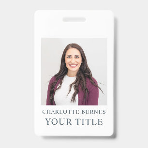 Nom de la photo Badge de titre