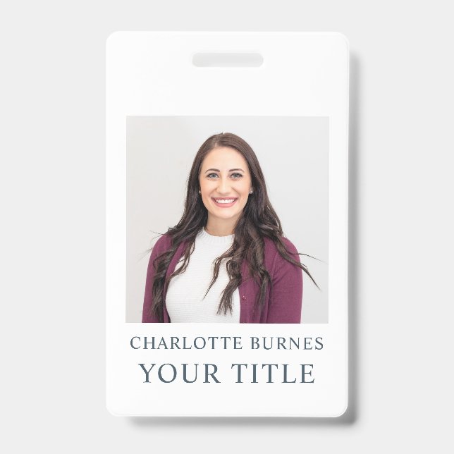 Nom de la photo Badge de titre (Avant)