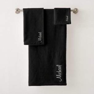 Nom de la typographie personnalisée Modèle noir bl