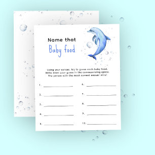 Nom de l'aliment pour bébé - jeu de baby shower na