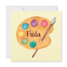 Nom de l'artiste personnalisé - Carte de professeu