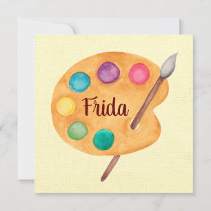 Nom de l'artiste personnalisé - Carte de professeu