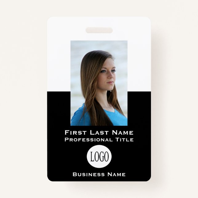 Nom de l'employé Balises d'identification Badges B (Devant)