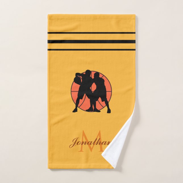 Nom de l'entraîneur du joueur initial de basket-ba (Serviette à main)