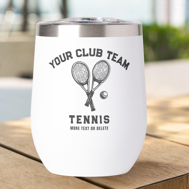 Nom de l'équipe du club du joueur de tennis Person (Créateur téléchargé)