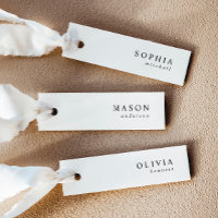 Nom de mariage élégant Cartes de lieu