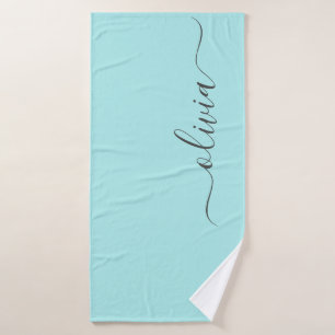 Nom de monogramme féminin écriture moderne sarcell