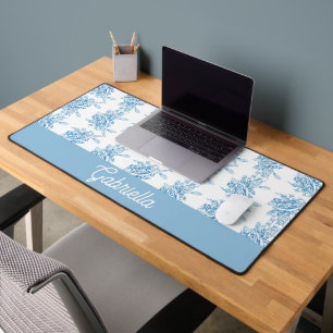 Nom de motif floral Toile française bleue