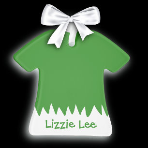 Nom de Noël vert et blanc
