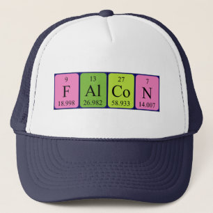 Nom de table périodique du faucon casquette