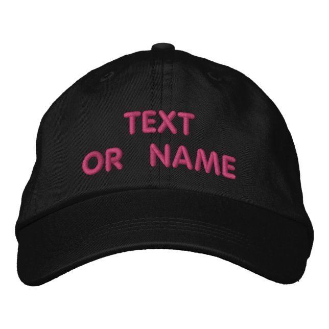 Nom de texte personnalisé Casquette votre Casquett (Devant)