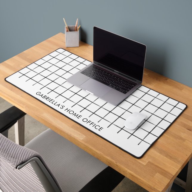 Nom d'entreprise moderne en grille minimale noir e (Bureau 2)