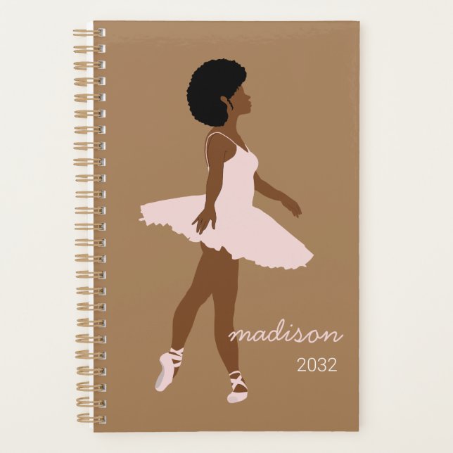 nom d'illustration de ballerine aux cheveux afro n (Devant)