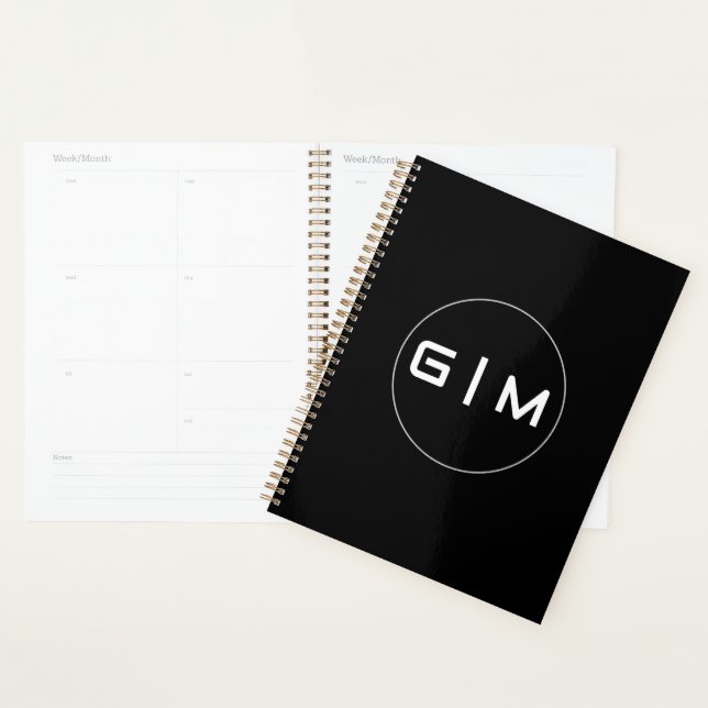 Nom d'initiales personnalisables (Devant avec enveloppe)