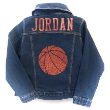 Nom du basket-ball Toddler Jean Jacket