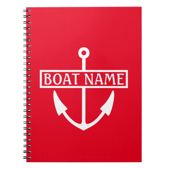Nom du bateau Ancre Journal du capitaine (Devant)