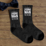 Nom du fabricant Chaussettes Mariage noir<br><div class="desc">Les Groomsmen ont toujours besoin de nouvelles chaussettes pour votre mariage. Il suffit d'ajouter son nom et votre date de mariage</div>