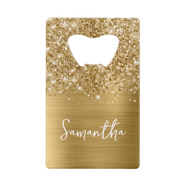 Nom du glamour doré Glittery (Devant)