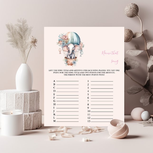 Nom du jeu de Baby shower de chanson (Créateur téléchargé)