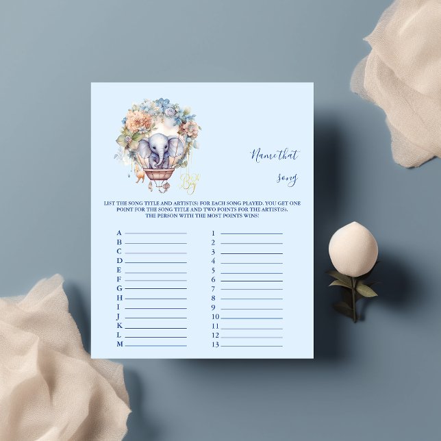Nom du jeu de Baby shower de chanson (Créateur téléchargé)