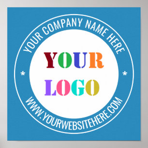 Nom du logo de votre entreprise Site Web Affiche p
