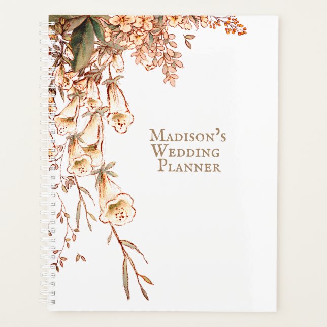 Nom du Mariage de automne élégant du script Harves (Devant)