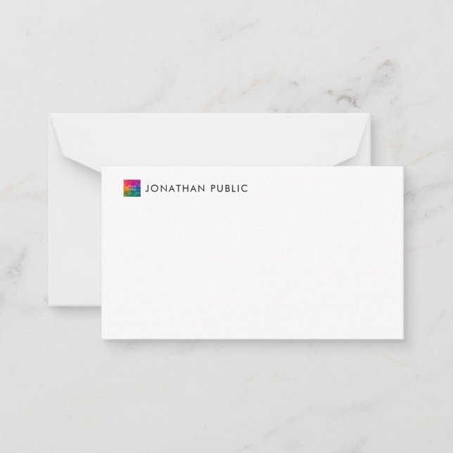 Nom du Modèle personnalisé Logo de l'entreprise (Devant)
