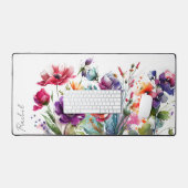 Nom du monogramme des Fleurs sauvages d'aquarelle (Keyboard & Mouse)