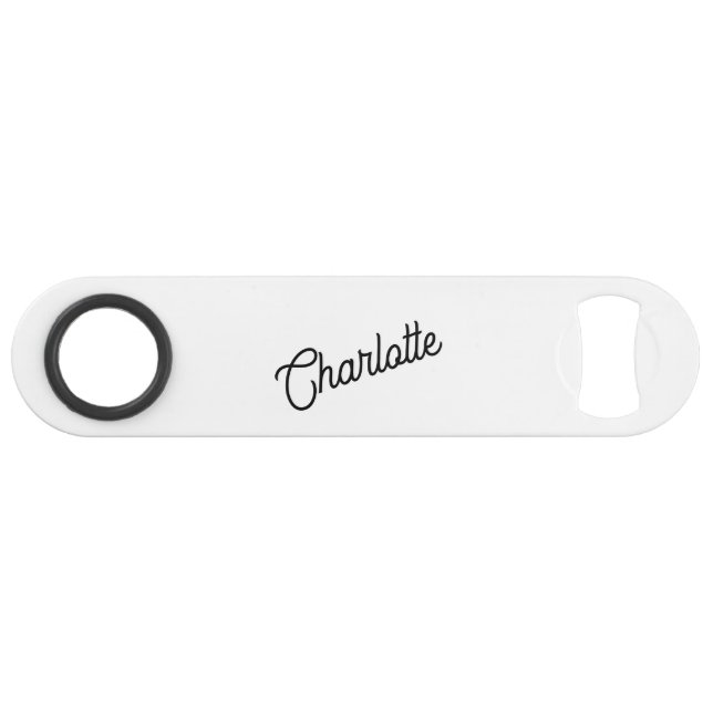 Nom du monogramme moderne (Devant (Horizontal))