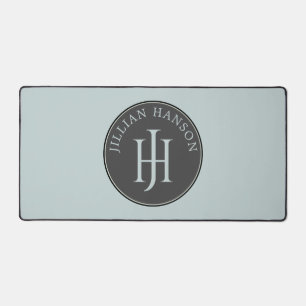 Nom du monogramme personnel Logo Smoky Blue