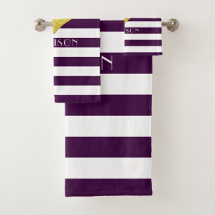 Nom du Motif Moderne Purple Stripes