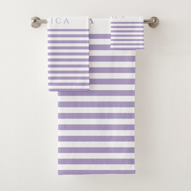 Nom du Motif Moderne Purple Stripes (En situation)