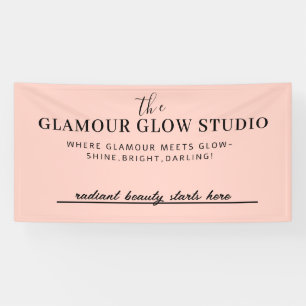 Nom du salon de beauté personnalisé avec bannière 