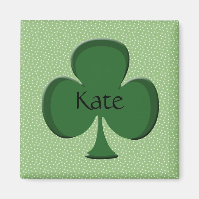 Nom du Shamrock Kate Magnet (Devant)