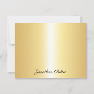 Nom du texte du script calqué Gold Modèle