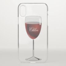 Nom du verre de vin Nettoyer le Coque iPhoneX