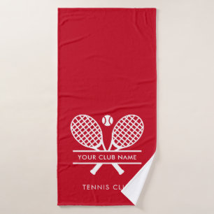 Nom élégant moderne de l'équipe rouge de tennis de