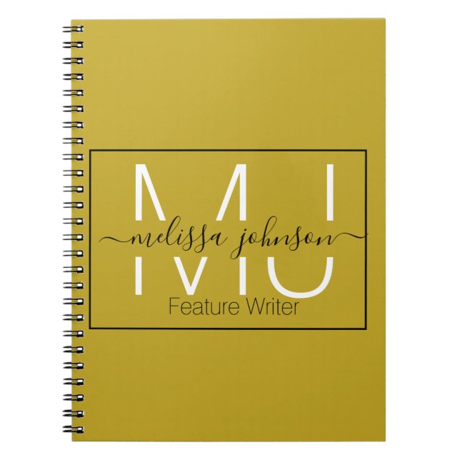 Nom en lettres profession  cahier (Devant)