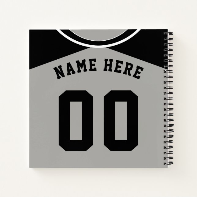 Nom et numéro Carnet de baseball Softball Jersey (Dos)