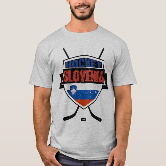 Nom et numéro Imprimer T-shirt de hockey sur glace (Devant)