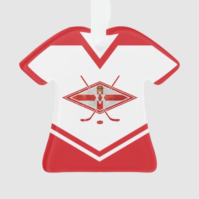 Nom et numéro Jersey Northern Ireland Orament (devant)